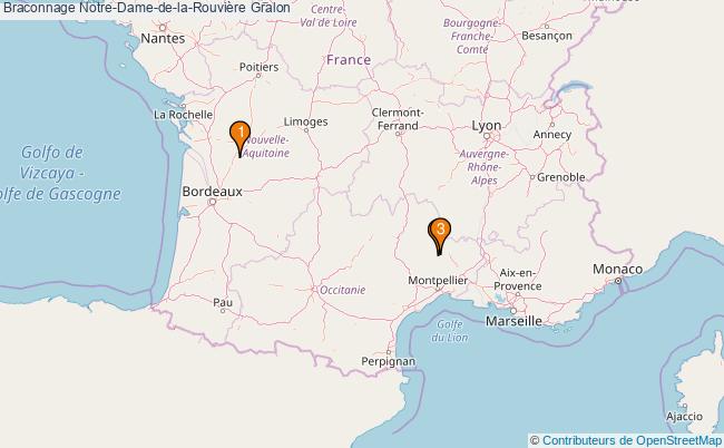 plan Braconnage Notre-Dame-de-la-Rouvière Associations braconnage Notre-Dame-de-la-Rouvière : 3 associations