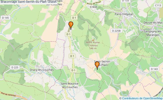 plan Braconnage Saint-Sernin-du-Plain Associations braconnage Saint-Sernin-du-Plain : 3 associations