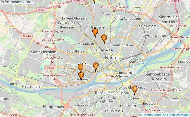 plan Brésil Nantes Associations Brésil Nantes : 5 associations