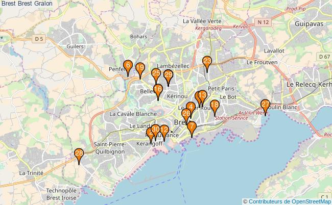 plan Brest Brest Associations Brest Brest : 472 associations