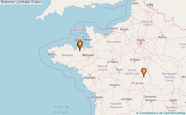 plan Bretonne Lamballe Associations bretonne Lamballe : 5 associations
