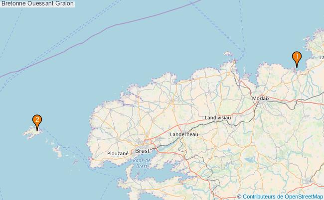 plan Bretonne Ouessant Associations bretonne Ouessant : 2 associations
