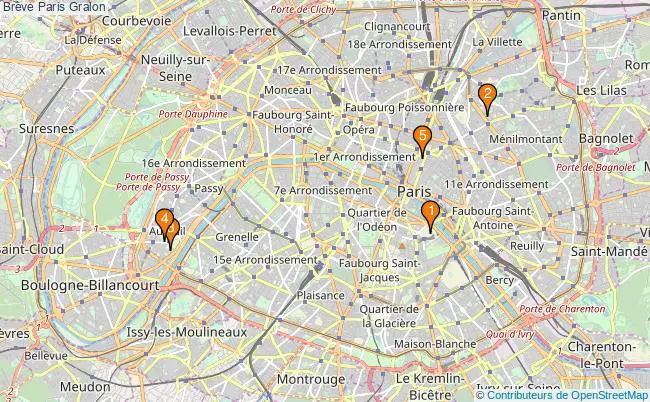 plan Brève Paris Associations Brève Paris : 5 associations