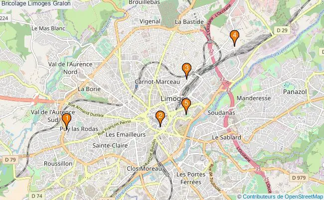 plan Bricolage Limoges Associations bricolage Limoges : 4 associations
