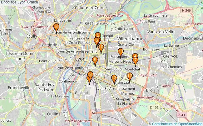 plan Bricolage Lyon Associations bricolage Lyon : 15 associations