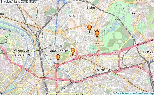 plan Bricolage Saint-Denis Associations bricolage Saint-Denis : 5 associations