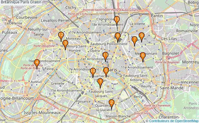 plan Britannique Paris Associations britannique Paris : 15 associations