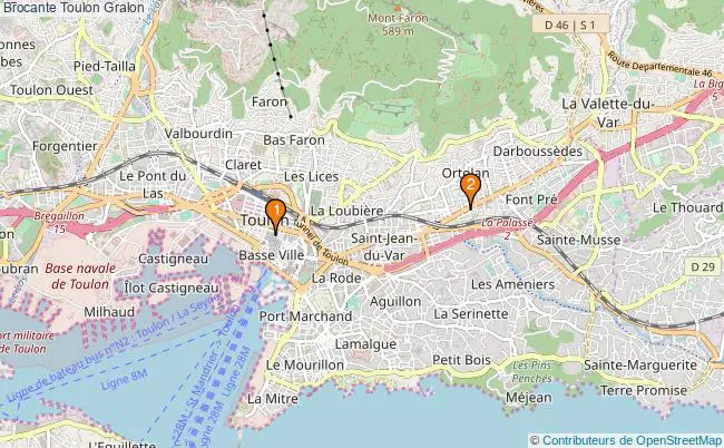 plan Brocante Toulon Associations brocante Toulon : 1 associations