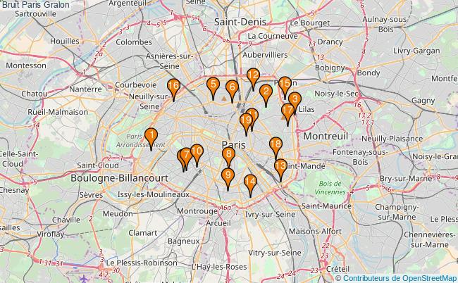 plan Bruit Paris Associations bruit Paris : 28 associations