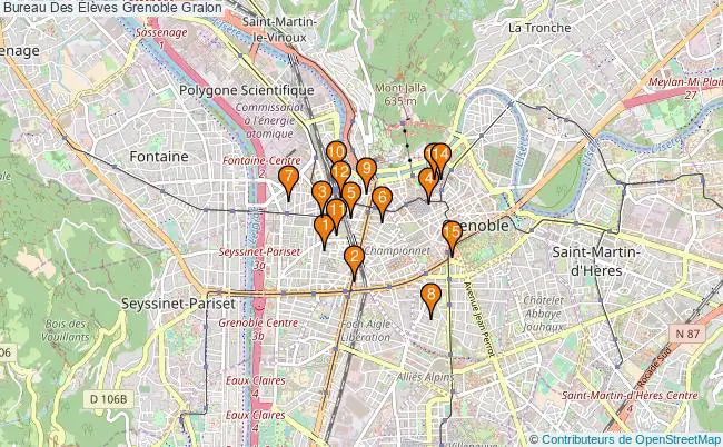 plan Bureau Des Élèves Grenoble Associations Bureau Des Élèves Grenoble : 15 associations