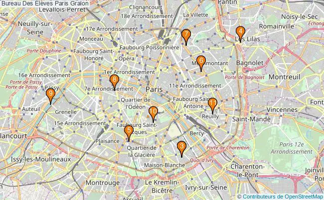 plan Bureau Des Élèves Paris Associations Bureau Des Élèves Paris : 12 associations