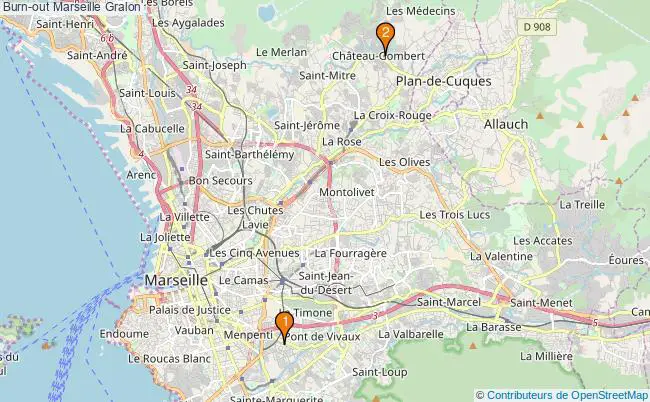 plan Burn-out Marseille Associations burn-out Marseille : 4 associations