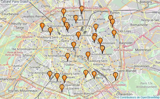plan Cabaret Paris Associations Cabaret Paris : 38 associations
