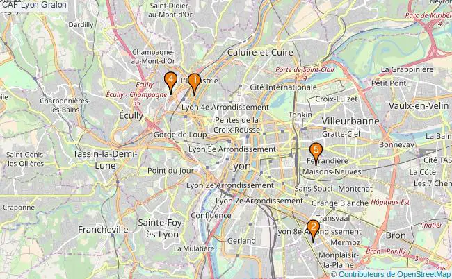 plan CAF Lyon Associations CAF Lyon : 6 associations