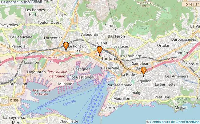 plan Calendrier Toulon Associations calendrier Toulon : 3 associations