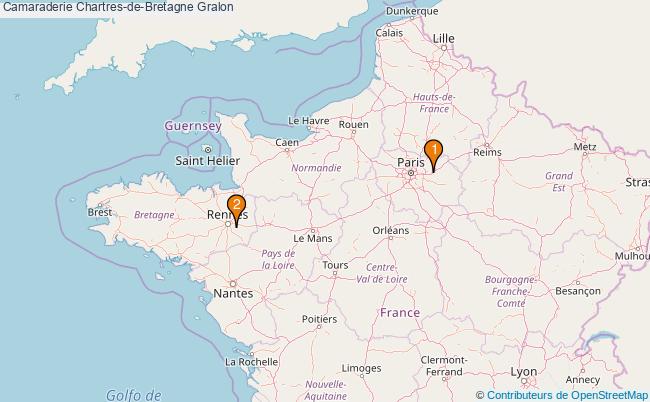 plan Camaraderie Chartres-de-Bretagne Associations Camaraderie Chartres-de-Bretagne : 2 associations