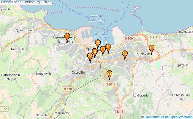 plan Camaraderie Cherbourg Associations Camaraderie Cherbourg : 23 associations
