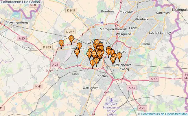 plan Camaraderie Lille Associations Camaraderie Lille : 35 associations