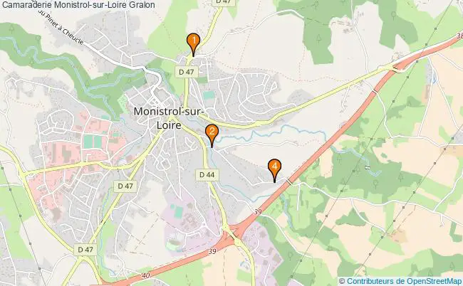 plan Camaraderie Monistrol-sur-Loire Associations Camaraderie Monistrol-sur-Loire : 4 associations