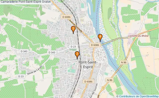 plan Camaraderie Pont-Saint-Esprit Associations Camaraderie Pont-Saint-Esprit : 4 associations
