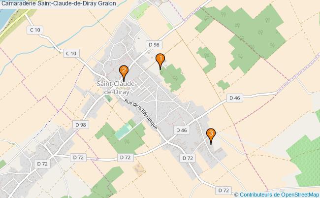 plan Camaraderie Saint-Claude-de-Diray Associations Camaraderie Saint-Claude-de-Diray : 3 associations
