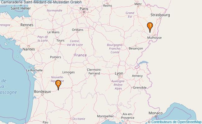 plan Camaraderie Saint-Médard-de-Mussidan Associations Camaraderie Saint-Médard-de-Mussidan : 2 associations