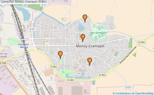 plan Cameroun Moissy-Cramayel Associations Cameroun Moissy-Cramayel : 4 associations