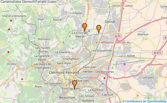 plan Camerounaise Clermont-Ferrand Associations camerounaise Clermont-Ferrand : 3 associations