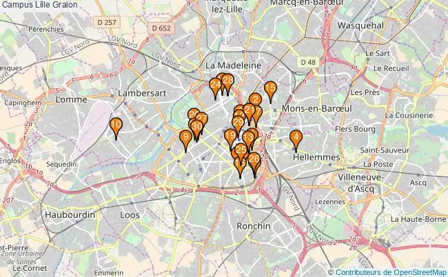 plan Campus Lille Associations campus Lille : 66 associations
