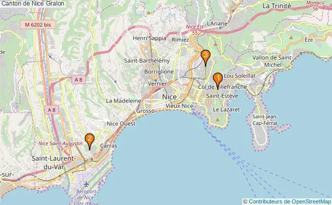 plan Canton de Nice Associations canton de Nice : 3 associations