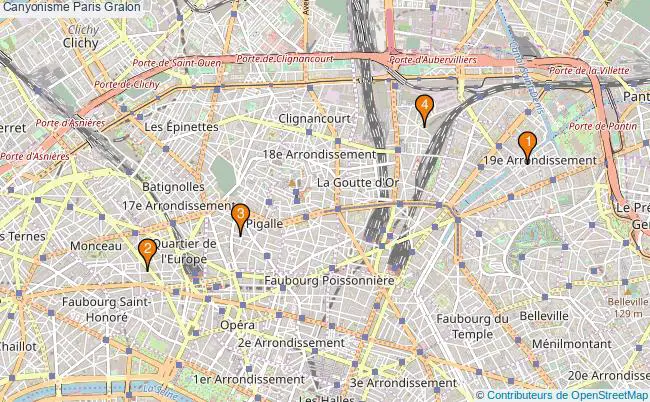 plan Canyonisme Paris Associations canyonisme Paris : 4 associations