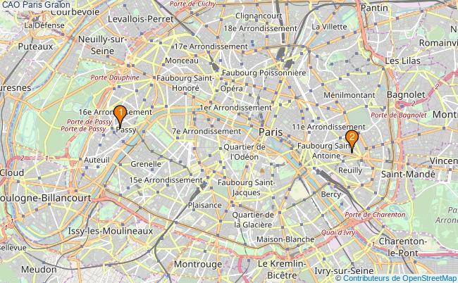 plan CAO Paris Associations CAO Paris : 4 associations