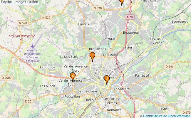 plan Capital Limoges Associations capital Limoges : 4 associations