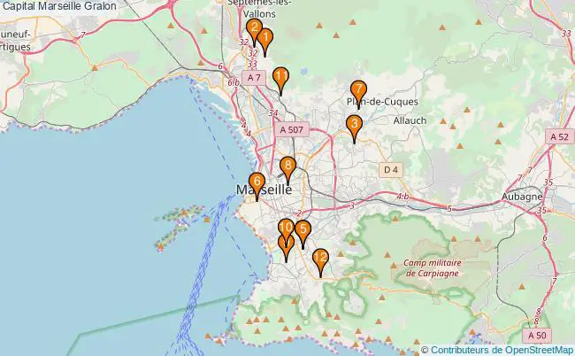 plan Capital Marseille Associations capital Marseille : 17 associations