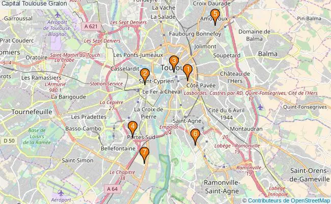 plan Capital Toulouse Associations capital Toulouse : 9 associations