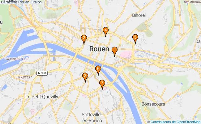 plan Caractère Rouen Associations Caractère Rouen : 7 associations