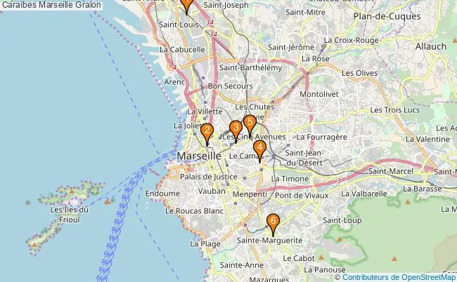 plan Caraïbes Marseille Associations caraïbes Marseille : 6 associations