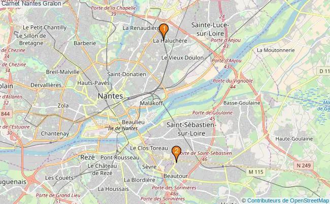 plan Carnet Nantes Associations carnet Nantes : 4 associations