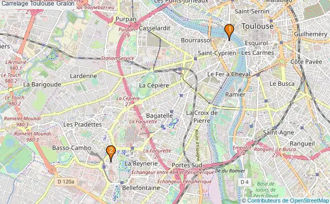 plan Carrelage Toulouse Associations carrelage Toulouse : 2 associations