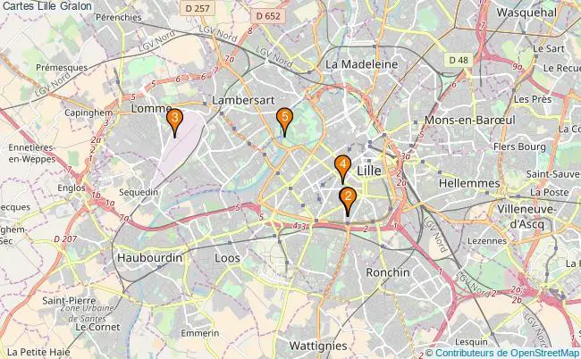 plan Cartes Lille Associations cartes Lille : 7 associations