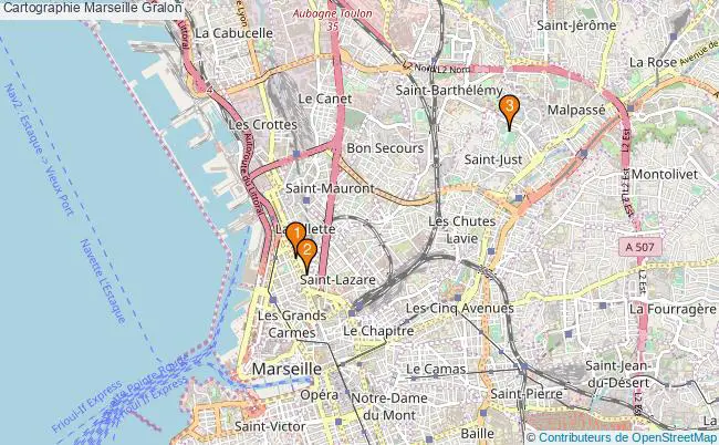 plan Cartographie Marseille Associations cartographie Marseille : 3 associations