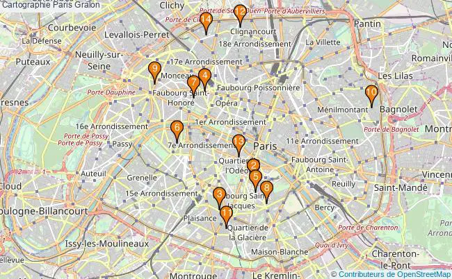plan Cartographie Paris Associations cartographie Paris : 18 associations