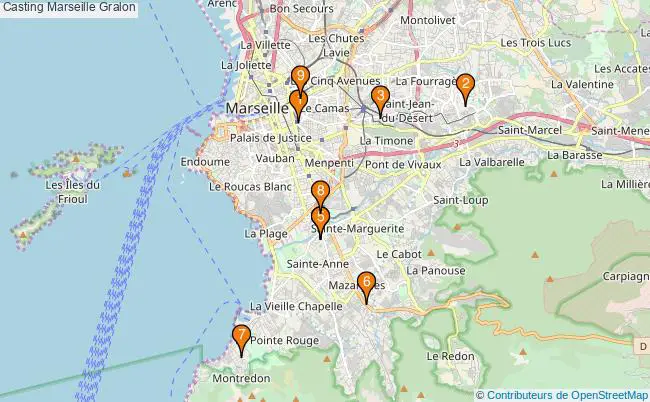 plan Casting Marseille Associations Casting Marseille : 11 associations