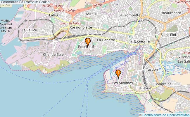 plan Catamaran La Rochelle Associations catamaran La Rochelle : 3 associations