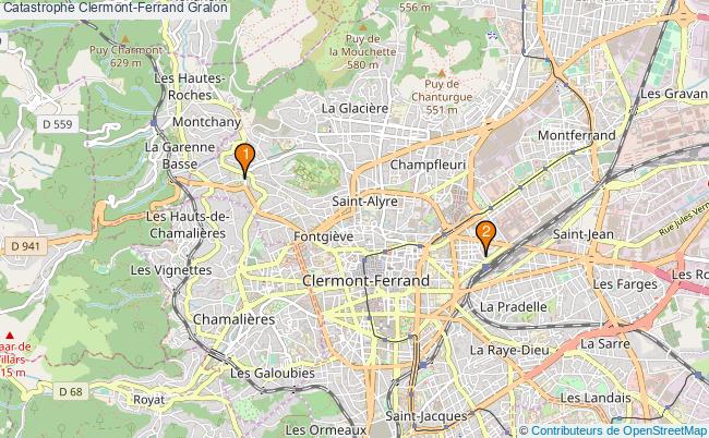 plan Catastrophe Clermont-Ferrand Associations catastrophe Clermont-Ferrand : 3 associations