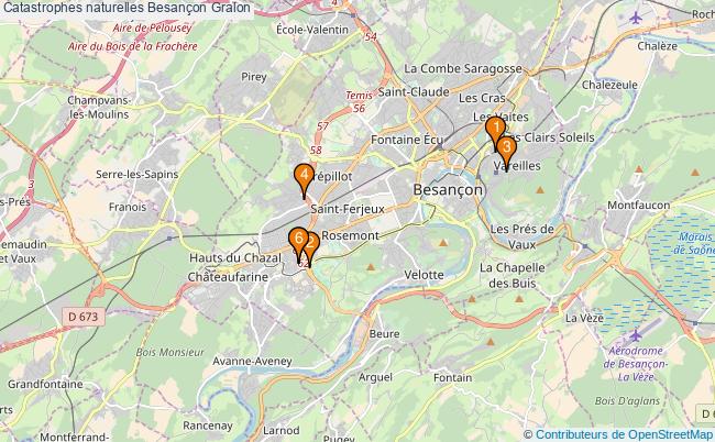 plan Catastrophes naturelles Besançon Associations catastrophes naturelles Besançon : 6 associations