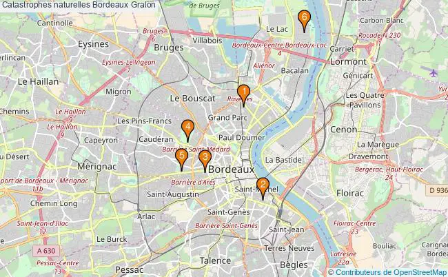 plan Catastrophes naturelles Bordeaux Associations catastrophes naturelles Bordeaux : 6 associations