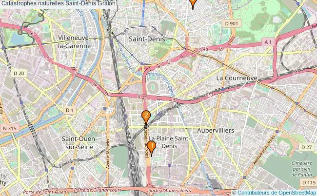 plan Catastrophes naturelles Saint-Denis Associations catastrophes naturelles Saint-Denis : 4 associations