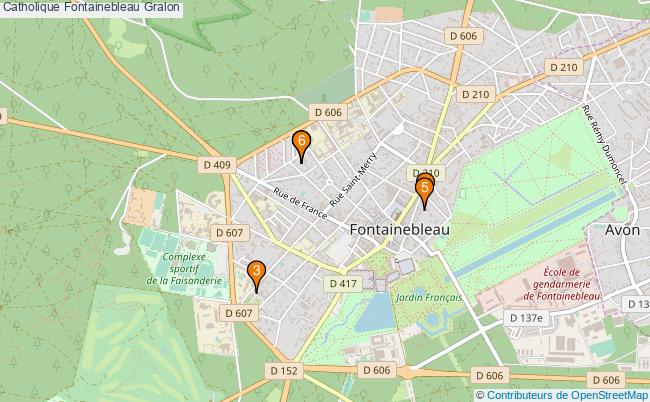 plan Catholique Fontainebleau Associations catholique Fontainebleau : 7 associations