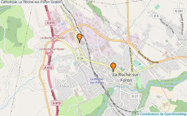 plan Catholique La Roche-sur-Foron Associations catholique La Roche-sur-Foron : 2 associations